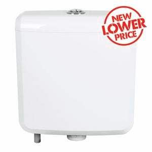 Estilo White Plastic Cistern Link Suite
