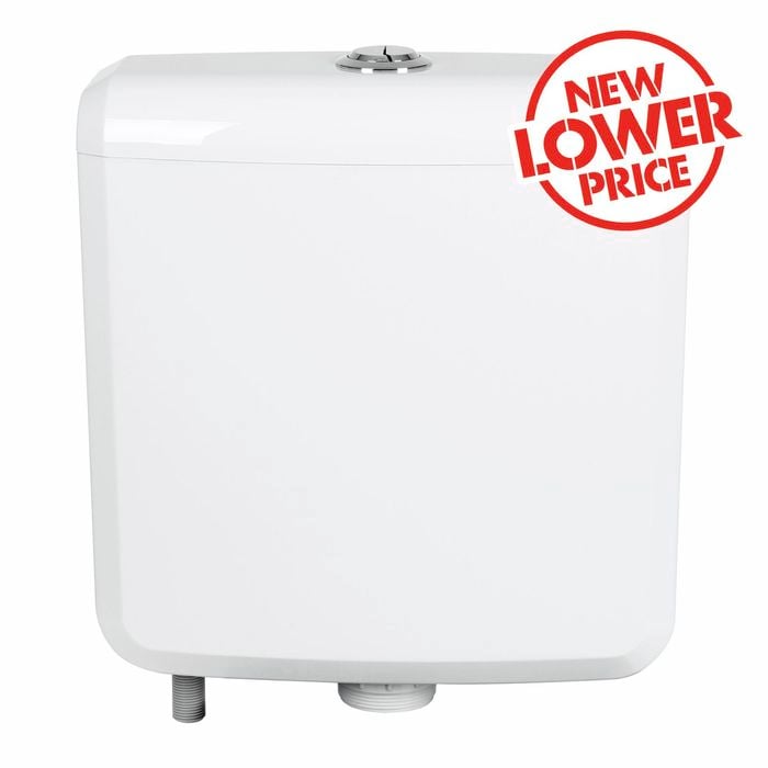 Estilo White Plastic Cistern Link Suite