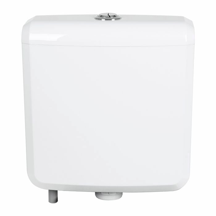 Estilo White Plastic Cistern Link Suite