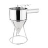 Vogue Piston Funnel Stainless Steel 1.3l Commercial Kitchen Baking Tool