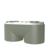 Melro Tanks 3000L Mist Green Slimline 3010 Squat Poly Water Tank