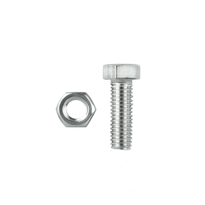 Pinnacle M12 x 25mm Stainless Steel Hex Head Bolt And Nut - 4 Pack