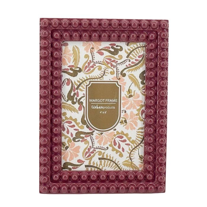 Urban Resin/Wood Margot Photo Picture Frame 4x6in 15cm Burgandy