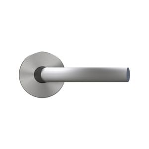 Schlage Brushed Satin Chrome Medio Series Stella Passage Lever Set