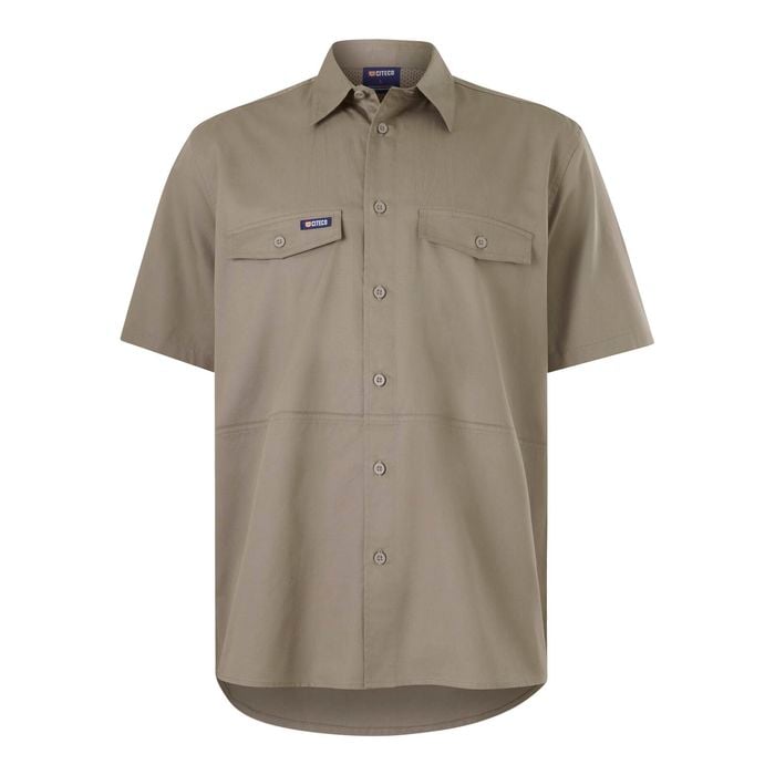 Citeco Khaki Short Sleeve Shirt - Size 3XL