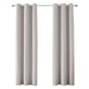 Mollers 120 x 223cm Natural Blockout Dory Eyelet Curtain