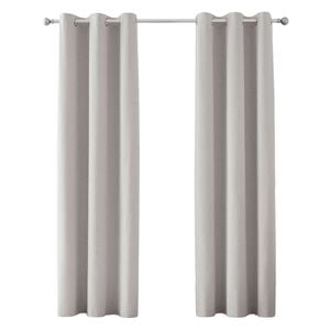 Mollers 120 x 223cm Natural Blockout Dory Eyelet Curtain