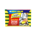 Mr Clean Sponge Scourer - 10 Pack