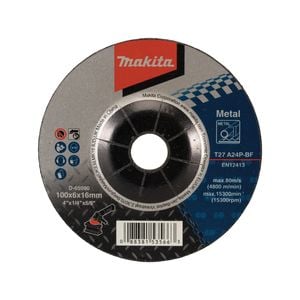 Makita 100 x 6 x 16mm Metal Grinding Disc