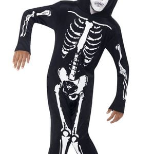 Skeleton Boys Onesie Costume - Medium