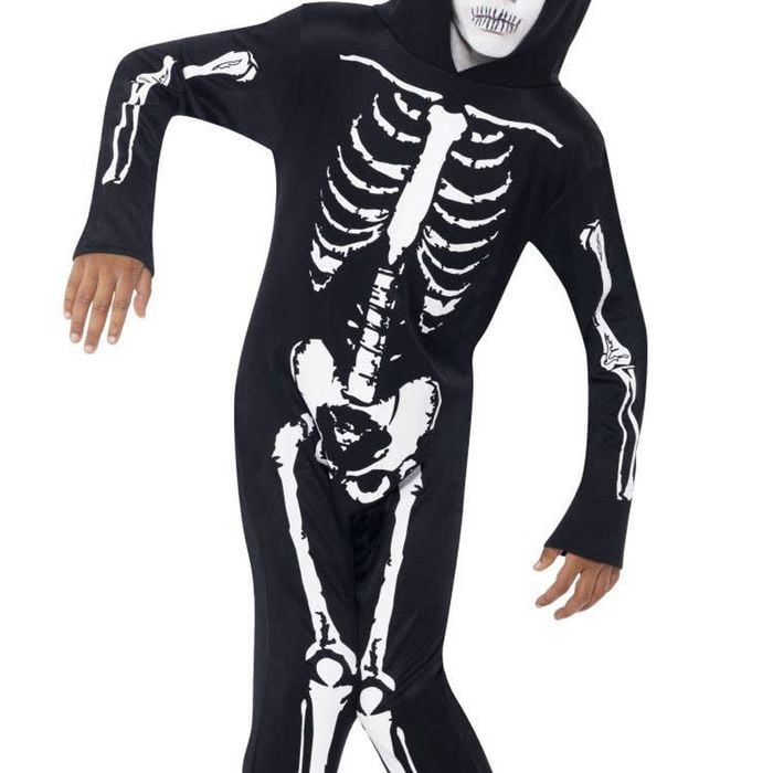 Skeleton Boys Onesie Costume - Medium