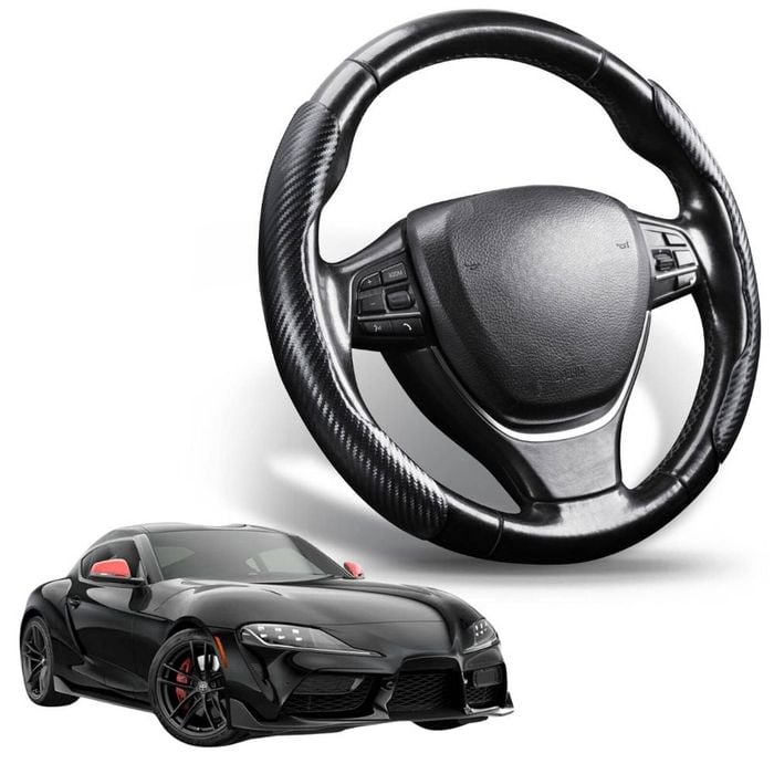 Segmented Steering Wheel Cover for Toyota GR Supra 2020 - Current (J29, DB, A90/A91)