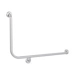 3monkeez 960 x 600mm 32mm Stainless Steel Right Handed Angled Grab Rail