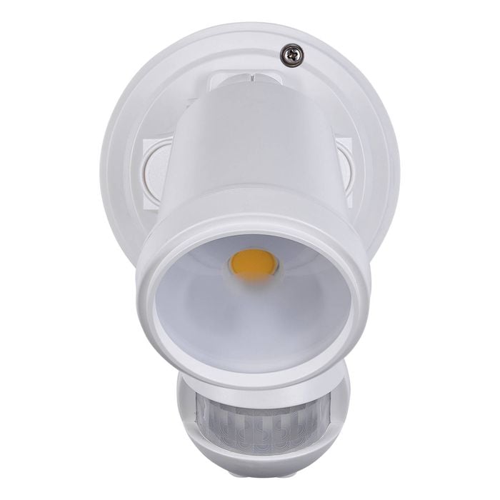 Brilliant White Raptor III Single LED Sensor Light