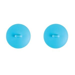 2PK Dexas 20cm Suction Lid Food Storage Cover Round Medium - Blue