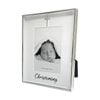 Gibson Gifts Boxed Christening Picture Photo Frame 4x6 White Silver