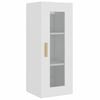 vidaXL Hanging Wall Cabinet White Floating Buffet Storage Shelf Home Organiser