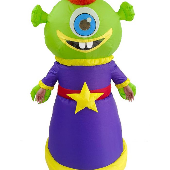 Rubie's Alien Inflatable Costume Adult Halloween Party Fancy Dress Green