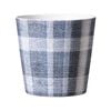 Scheurich 13cm Check Pot Blue