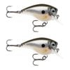 2x Rapala 5cm BX Brat Square Bill Crankbait Fishing Lures - Pearl Grey Shiner