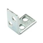 Hafele Yellow Chromatised Steel Chair Angle Bracket - 8 Pack