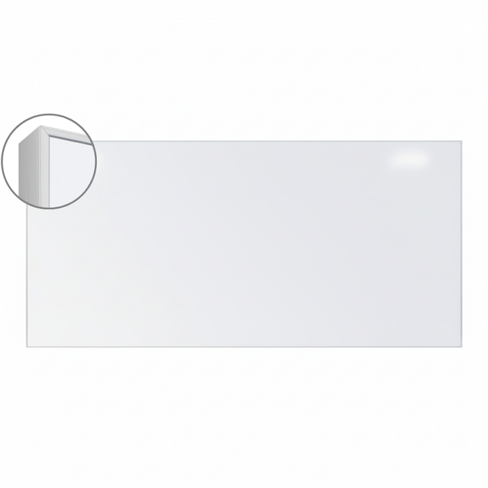 DuraWrite LX6 Whiteboard Magnetic with Slim Edge Frame 2000x1200mm