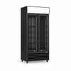 Thermaster Double Glass Door Colourbond Upright Drink Fridge - LG-580BP