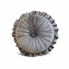 Anypillow Flower Round Velvet Cushion – Soft Plush Decorative Pillow
