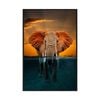 Artey | Escaping the Storm - Framed Canvas - Black Frame - 110 x 165cm