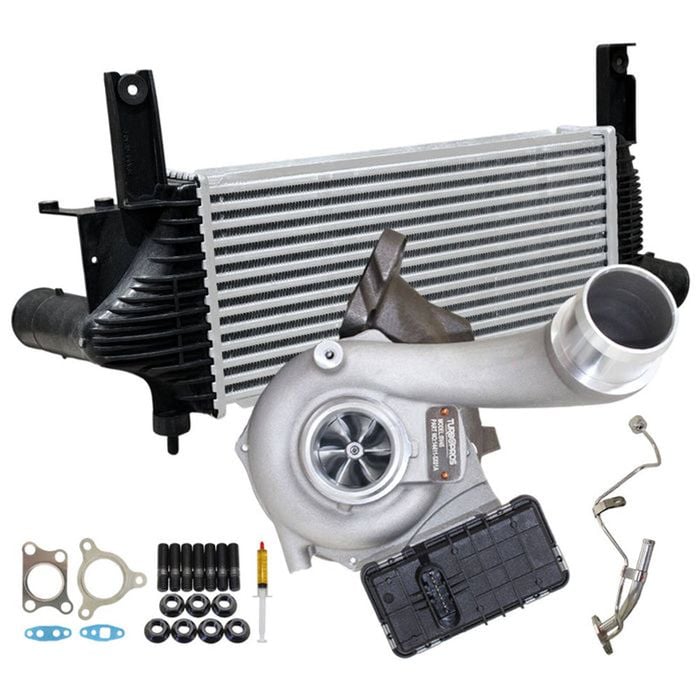 Upgrade Billet Turbo Charger With 62mm Intercooler And Genuine Oil Feed Pipe For Nissan Pathfinder R51 YD25 2.5L 2010 Onwards