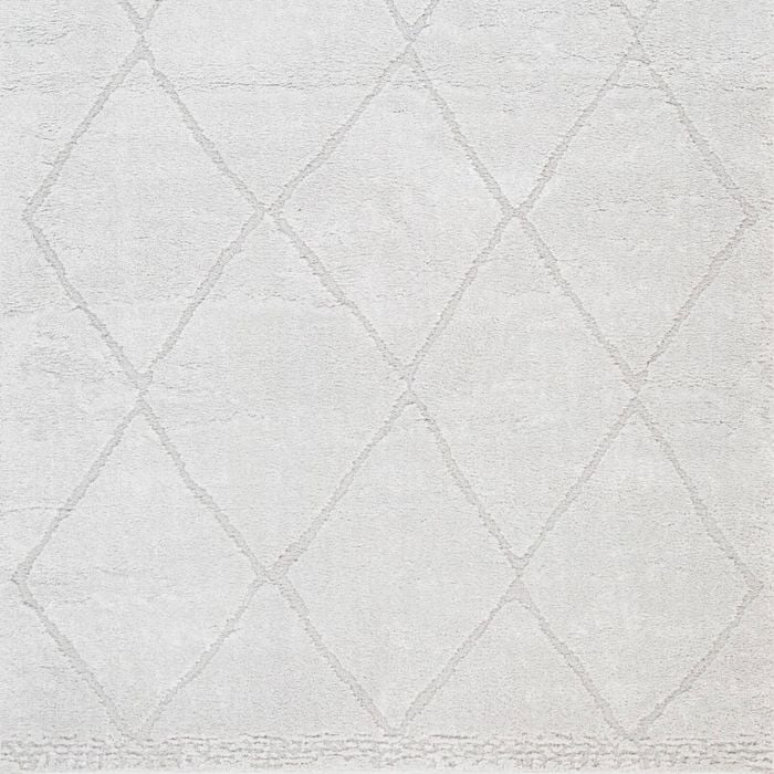 Hufflett 200 x 280cm White Polyester & Shrink Polyester Rug