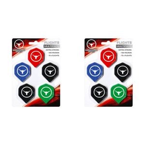 2x 5pc Formula Sports Longhorn 100-Micron Dart Flights Set