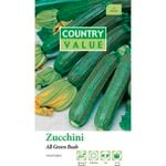 Country Value All Green Bush Zucchini Seed