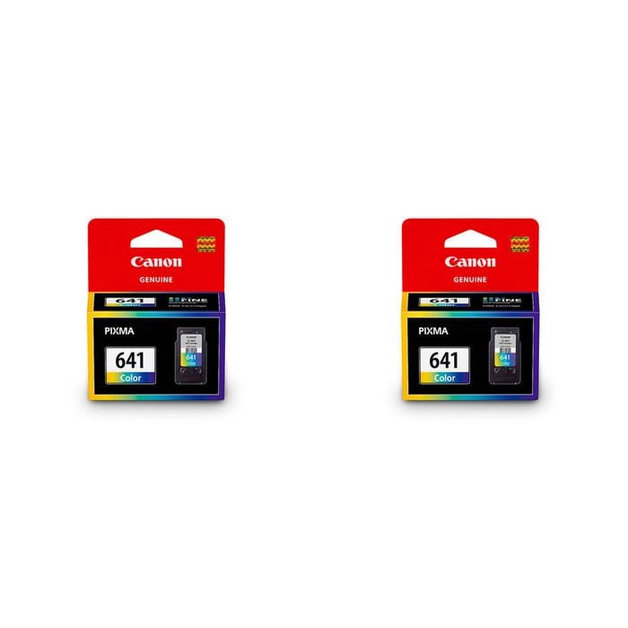 2PK Canon Pixma CL641 Colour Ink Cartridge 180 Page Yield CMY