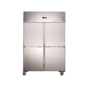 Lce Ld1200btm Stainless Steel Four Door Upright Freezer
