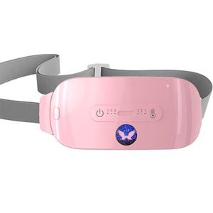 Catzon Cordless Heating Pad 3 Heat & 3 Massage Modes Women-pink