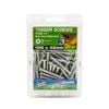 Zenith 10G x 45mm Galvanised Type 17 Wafer Head Timber Screws - 50 Pack
