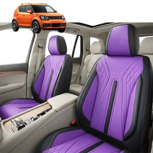 Australian Goose Front Seat Covers for Suzuki Ignis 2016 - Current (MF) - PU Leather, Purple (2pc)