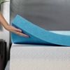 DreamZ 5cm Cool Gel Memory Foam Bamboo Mattress Topper Double
