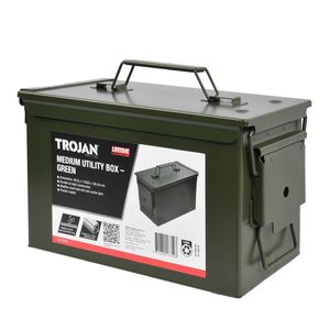 Trojan Medium Green Utility Box
