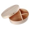 Anygleam Natural Wooden Bento Lunch Box Food Kitchen Tableware