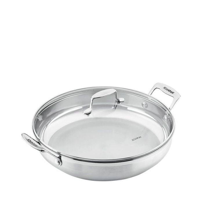 Scanpan Impact Chefs Pan With Lid 32cm