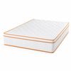Ufurniture 30cm Double Size Mattress, Hybrid Mattress in a Box, Memory Foam & Individual Pocket Springs , White & Gold