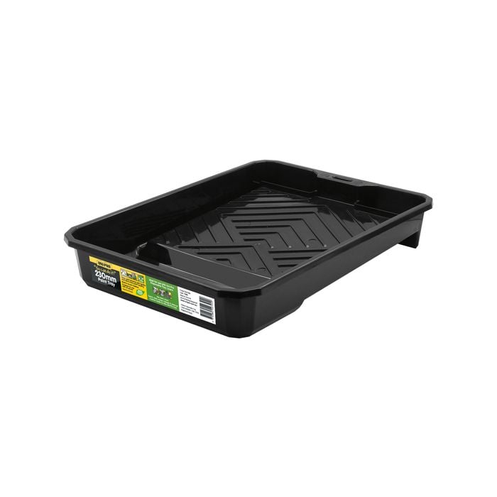 Uni-Pro 230mm Black Heavy Duty Paint Tray - 230mm