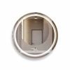P&P Silver Round LED Mirror Backlit Anti Fog Touch Control Modern Bathroom