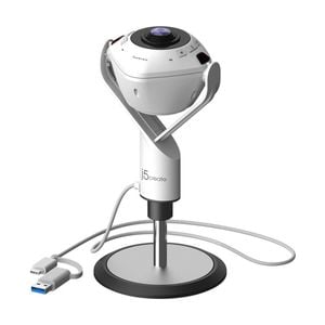 J5create Wired 360 Ai-powered 1080p Webcam W/ Speaker & Noise Cancelling Mic