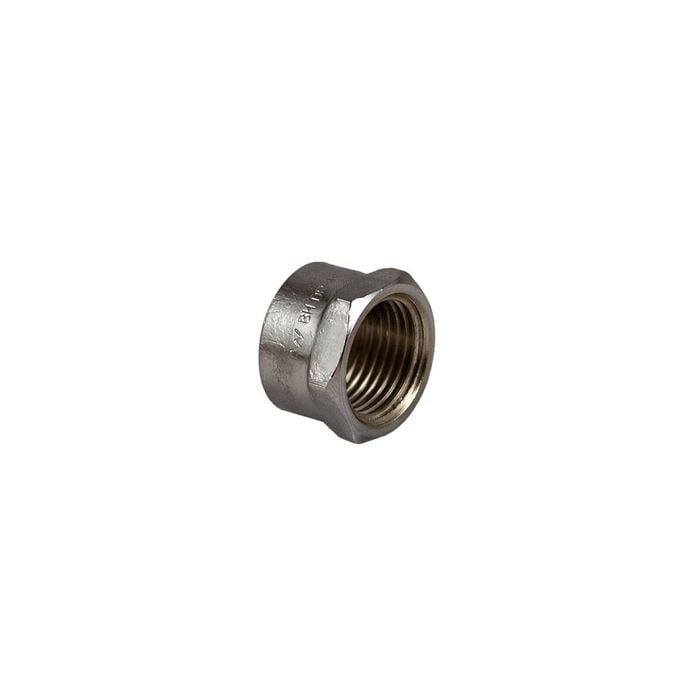 Brasshards 15mm Chrome Plated Brass Hex Cap LF