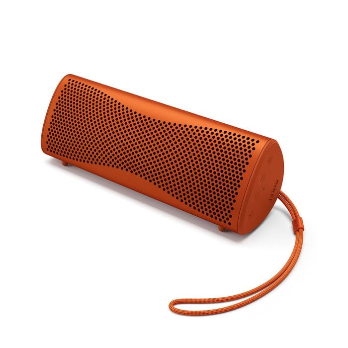 KEF MUO Portable Bluetooth Speaker Orange Moon