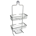 Barelli Silver Over Shower Aluminium Rust Free Shower Caddy