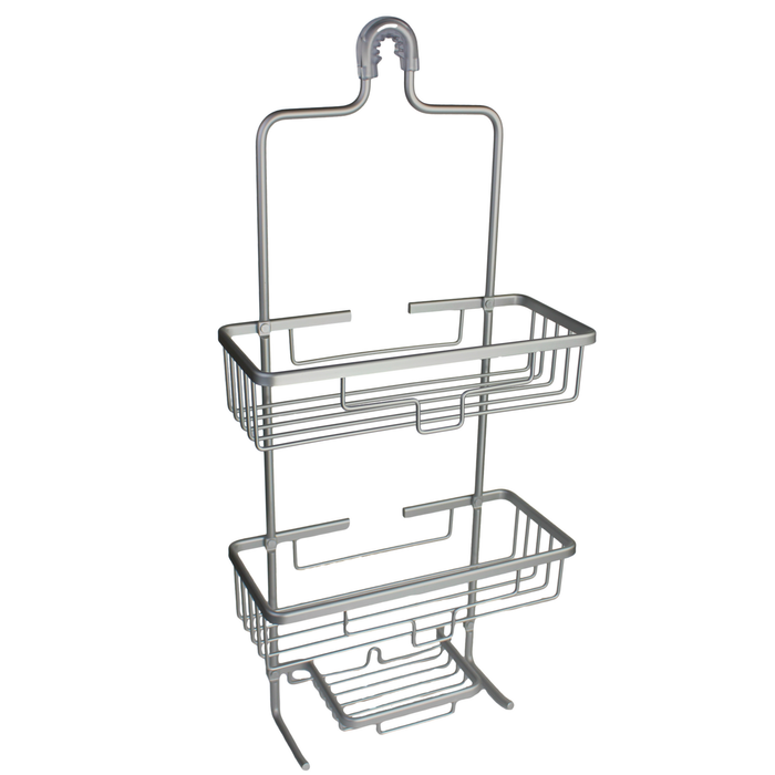Barelli Silver Over Shower Aluminium Rust Free Shower Caddy